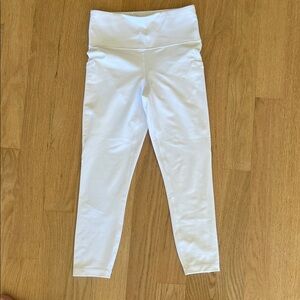 Athleta White Interval Stash Leggings